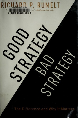 Good Strategy Bad Strategy cover