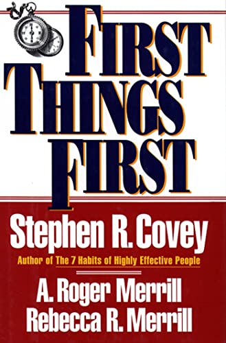 First Things First cover