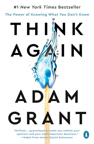 Think Again by Adam Grant book cover