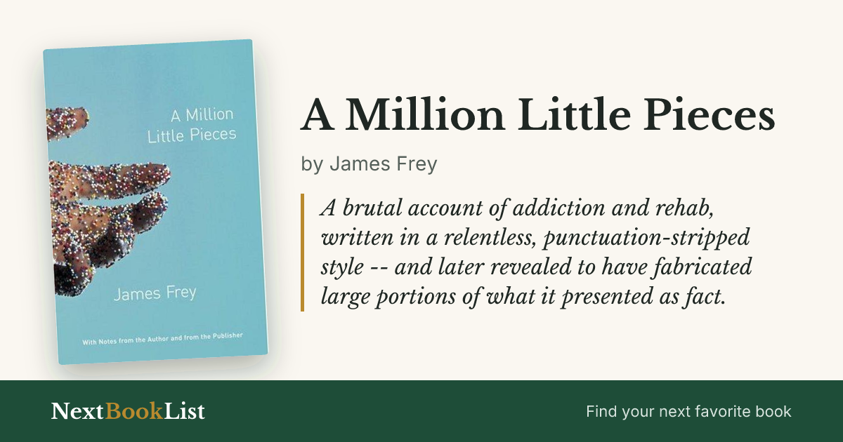A Million Little Pieces by James Frey: book review and summary