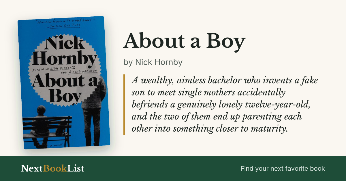 About a Boy by Nick Hornby: book review and summary