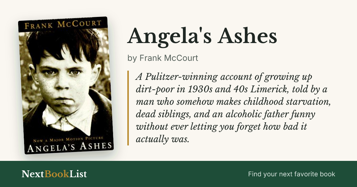 Angela's Ashes by Frank McCourt: book review and summary