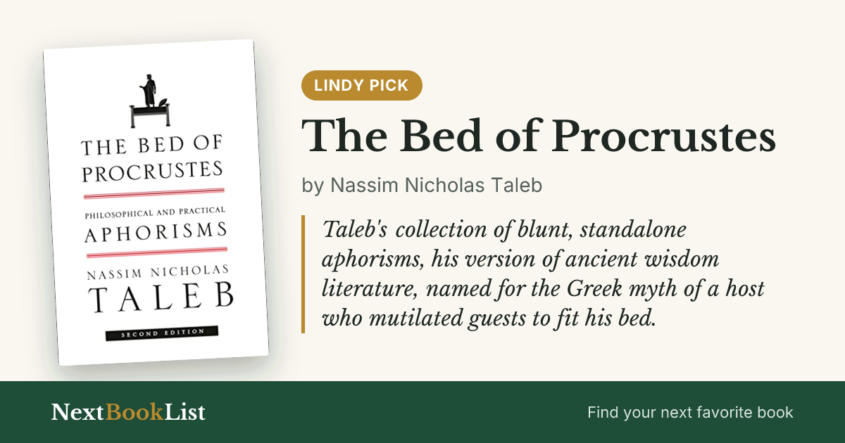 The Bed of Procrustes by Nassim Nicholas Taleb: book review and summary