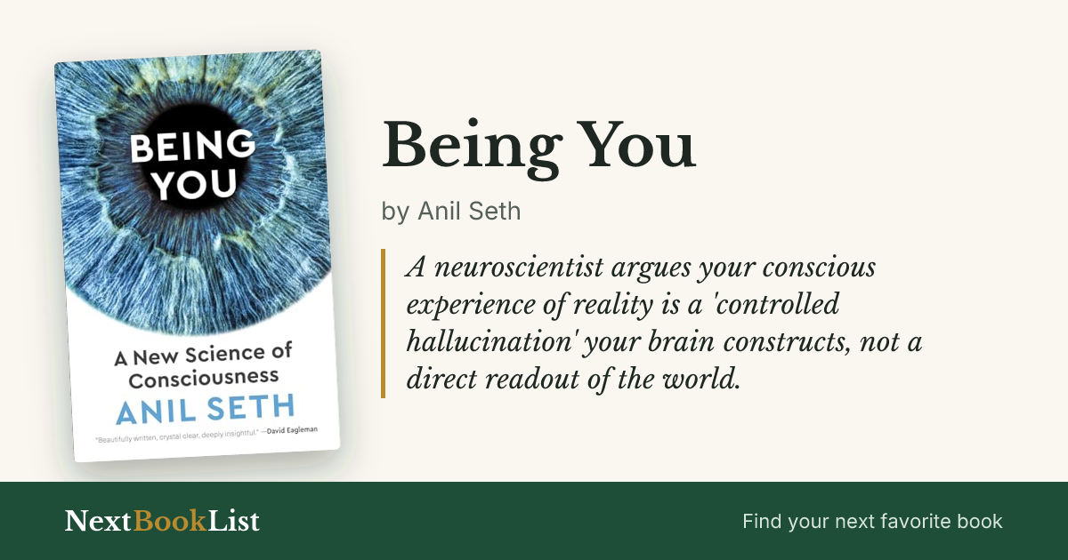 Being You by Anil Seth: book review and summary