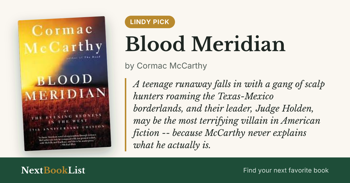 Blood Meridian by Cormac McCarthy: book review and summary
