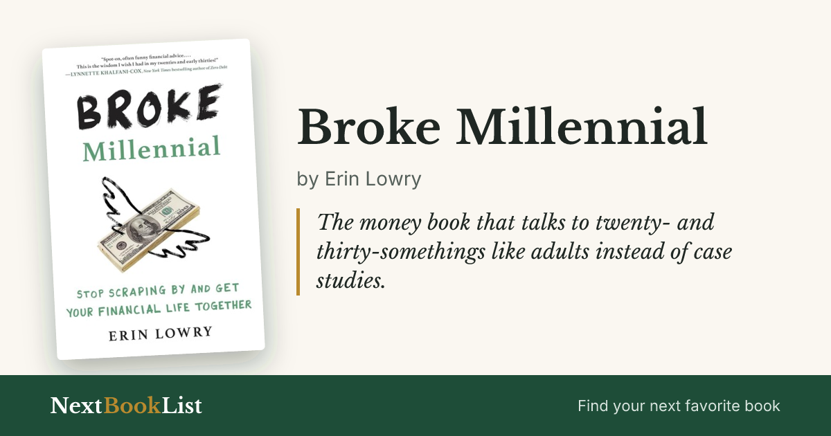 Broke Millennial by Erin Lowry: book review and summary