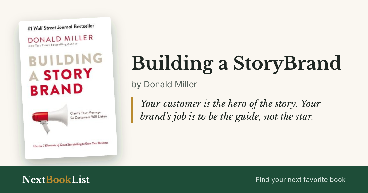 Building a StoryBrand by Donald Miller: book review and summary