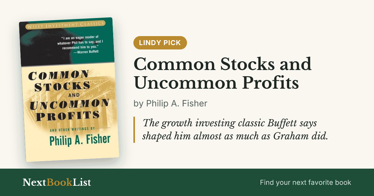 Common Stocks and Uncommon Profits by Philip A. Fisher: book review and summary