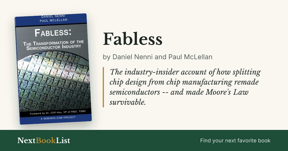Fabless by Daniel Nenni and Paul McLellan: book review and summary