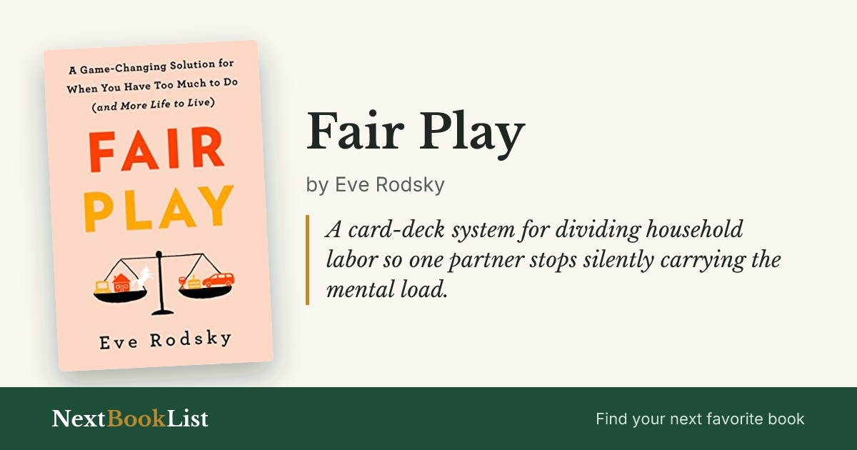 Fair Play by Eve Rodsky: book review and summary