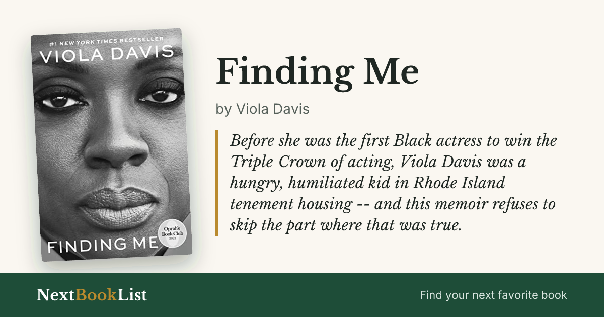 Finding Me by Viola Davis: book review and summary
