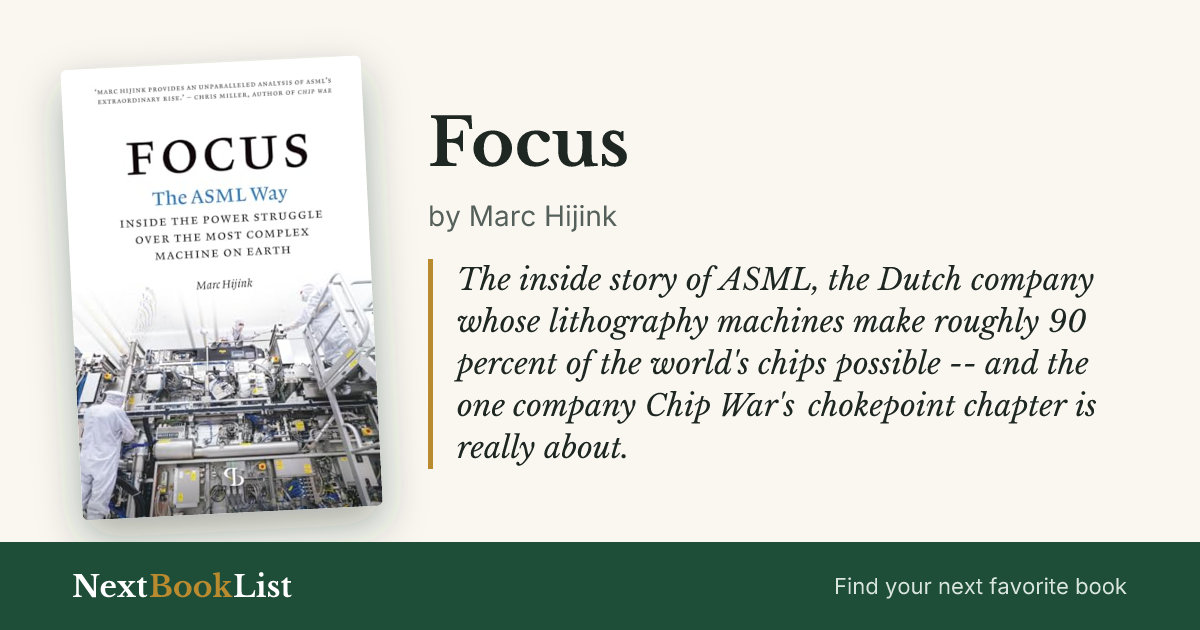 Focus by Marc Hijink: book review and summary