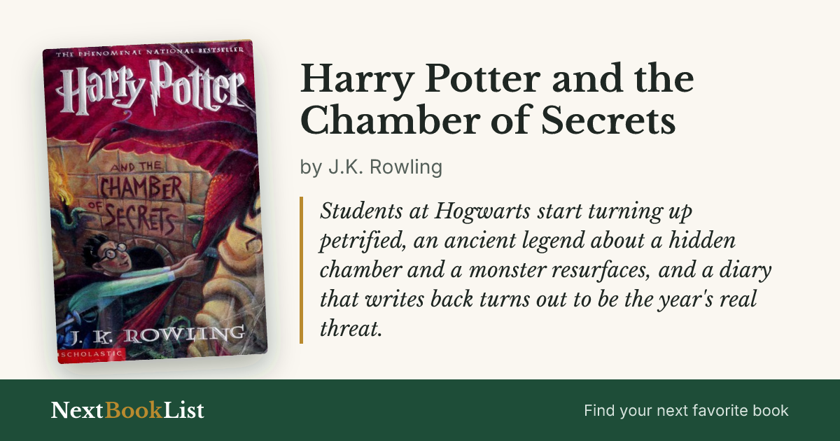 Harry Potter and the Chamber of Secrets by J.K. Rowling: book review and summary