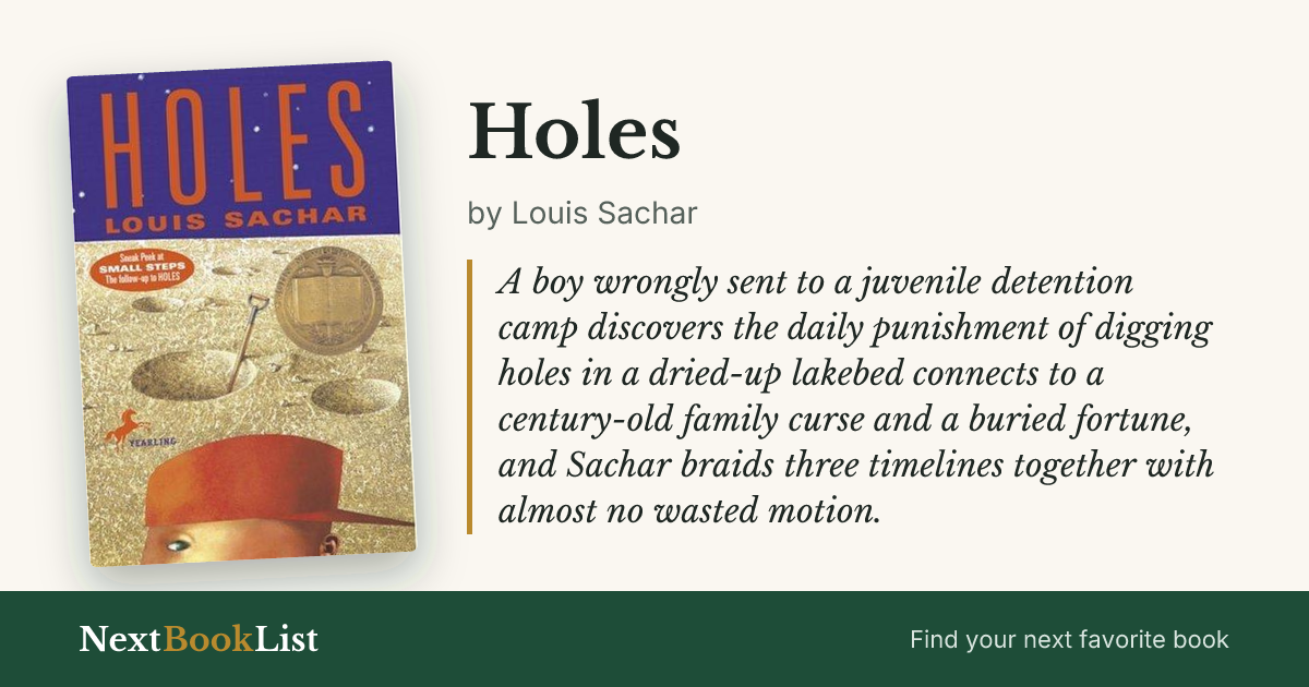 Holes by Louis Sachar: book review and summary