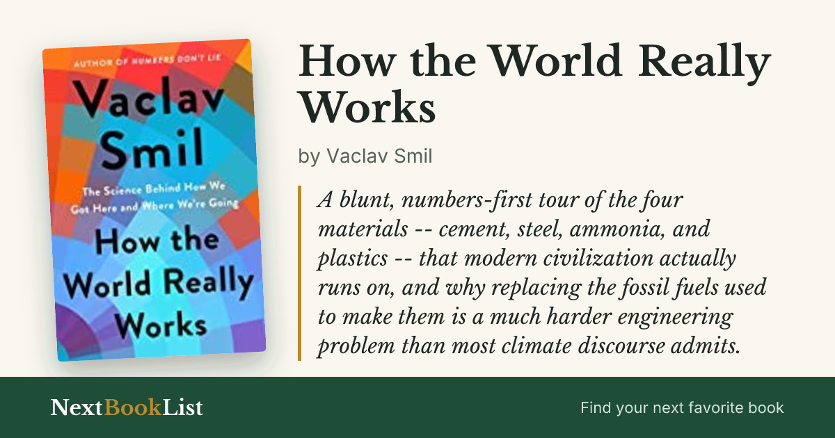 How the World Really Works by Vaclav Smil: book review and summary