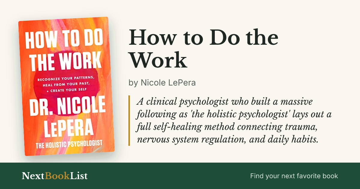 How to Do the Work by Nicole LePera: book review and summary