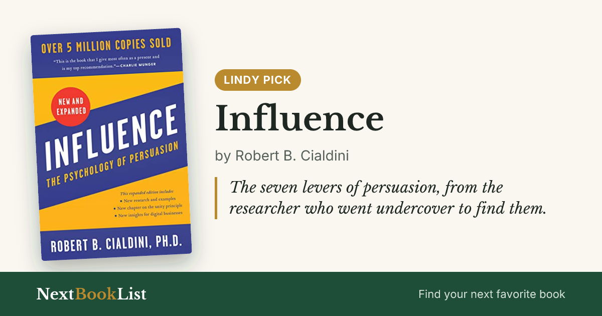 Influence by Robert B. Cialdini: book review and summary