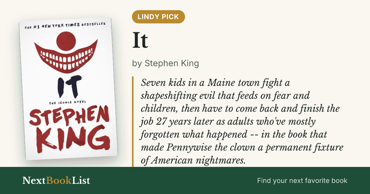 It by Stephen King: book review and summary
