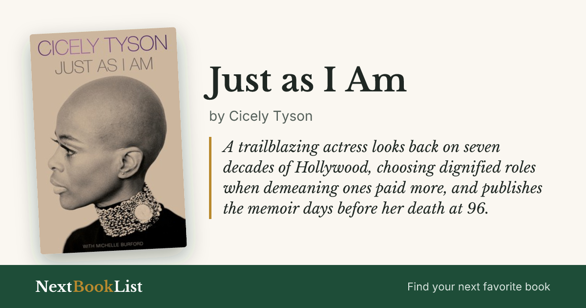 Just as I Am by Cicely Tyson: book review and summary