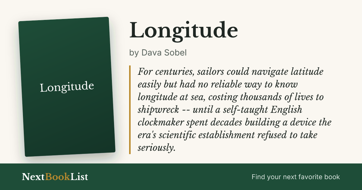 Longitude by Dava Sobel: book review and summary