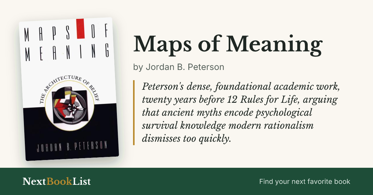 Maps of Meaning by Jordan B. Peterson: book review and summary