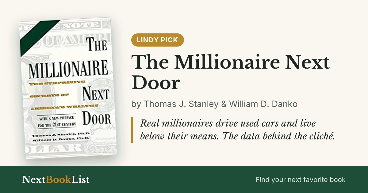 The Millionaire Next Door by Thomas J. Stanley & William D. Danko: book review and summary