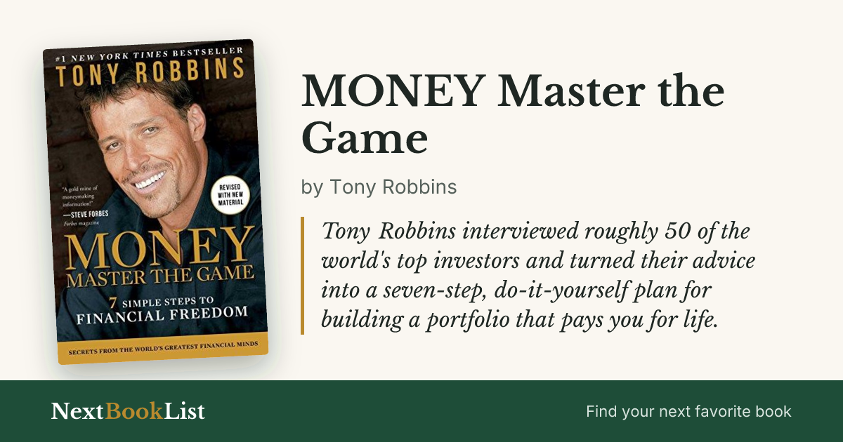 MONEY Master the Game by Tony Robbins: book review and summary