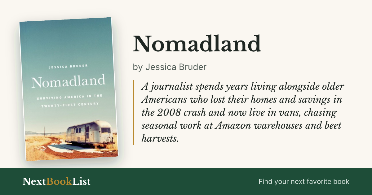 Nomadland by Jessica Bruder: book review and summary