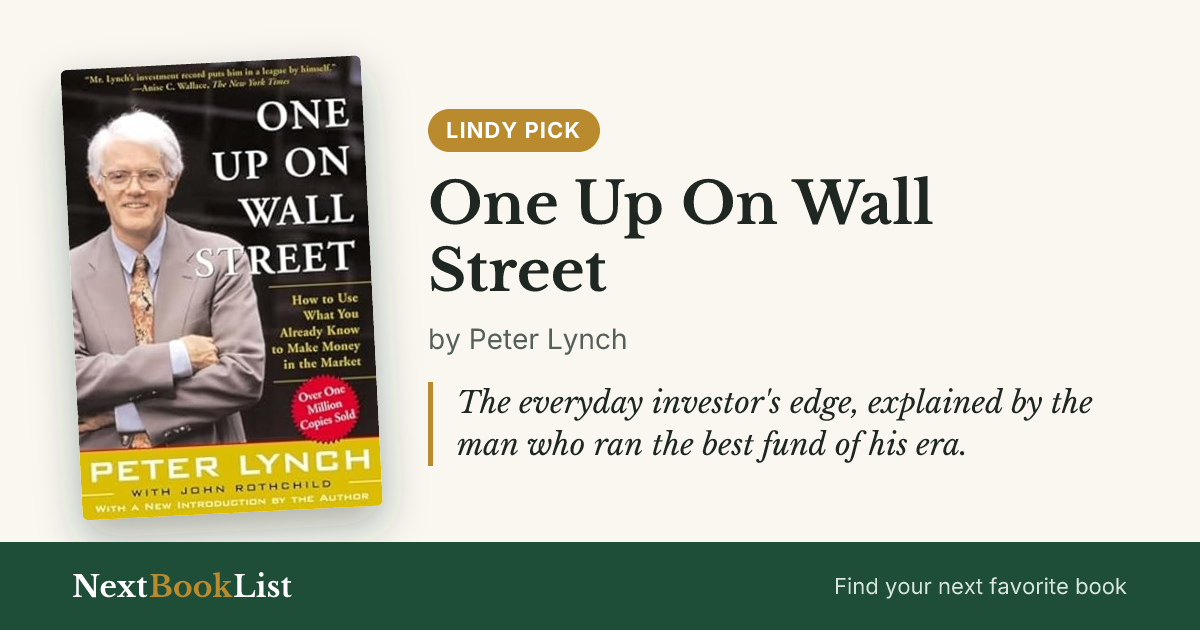 One Up On Wall Street by Peter Lynch: book review and summary