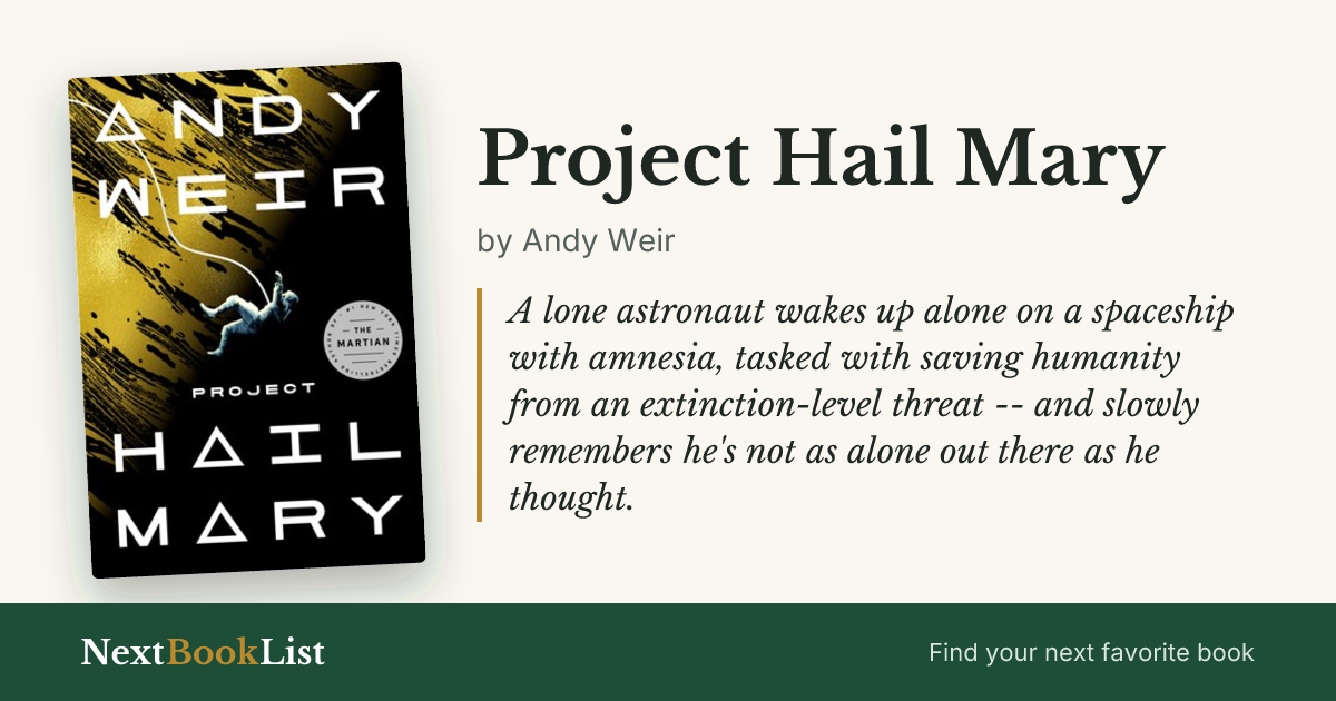 Project Hail Mary by Andy Weir: book review and summary