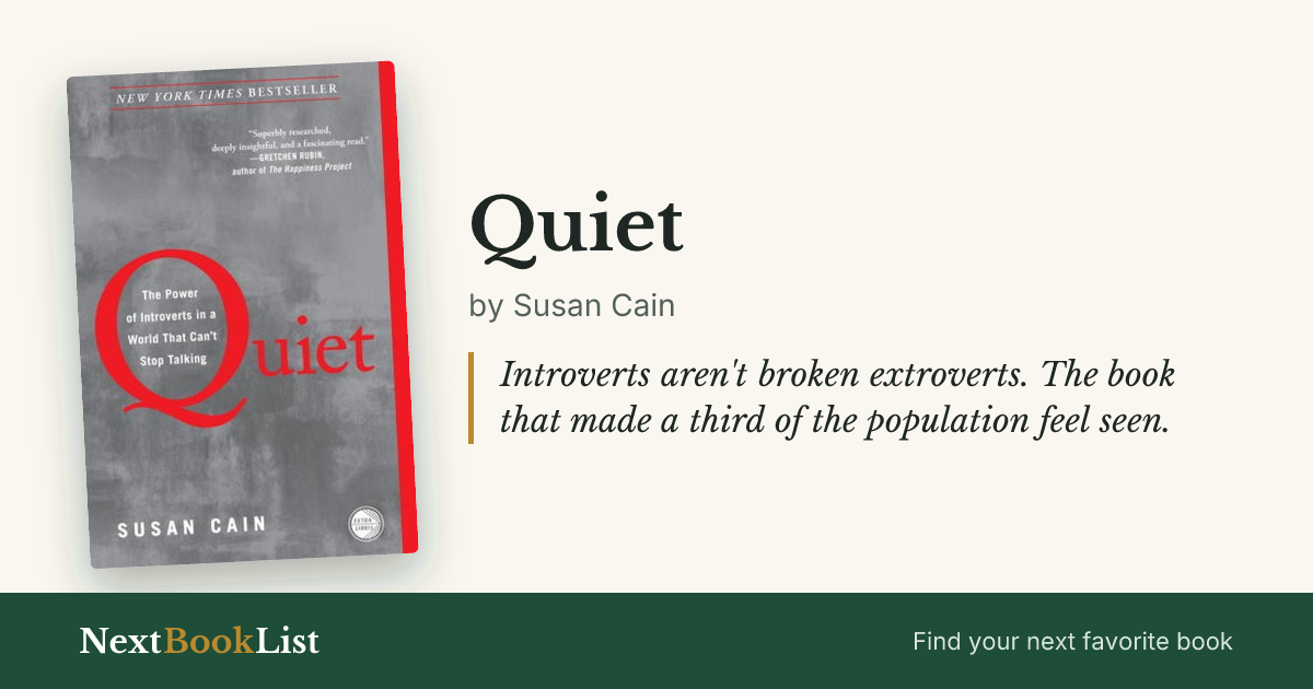 Quiet by Susan Cain: book review and summary