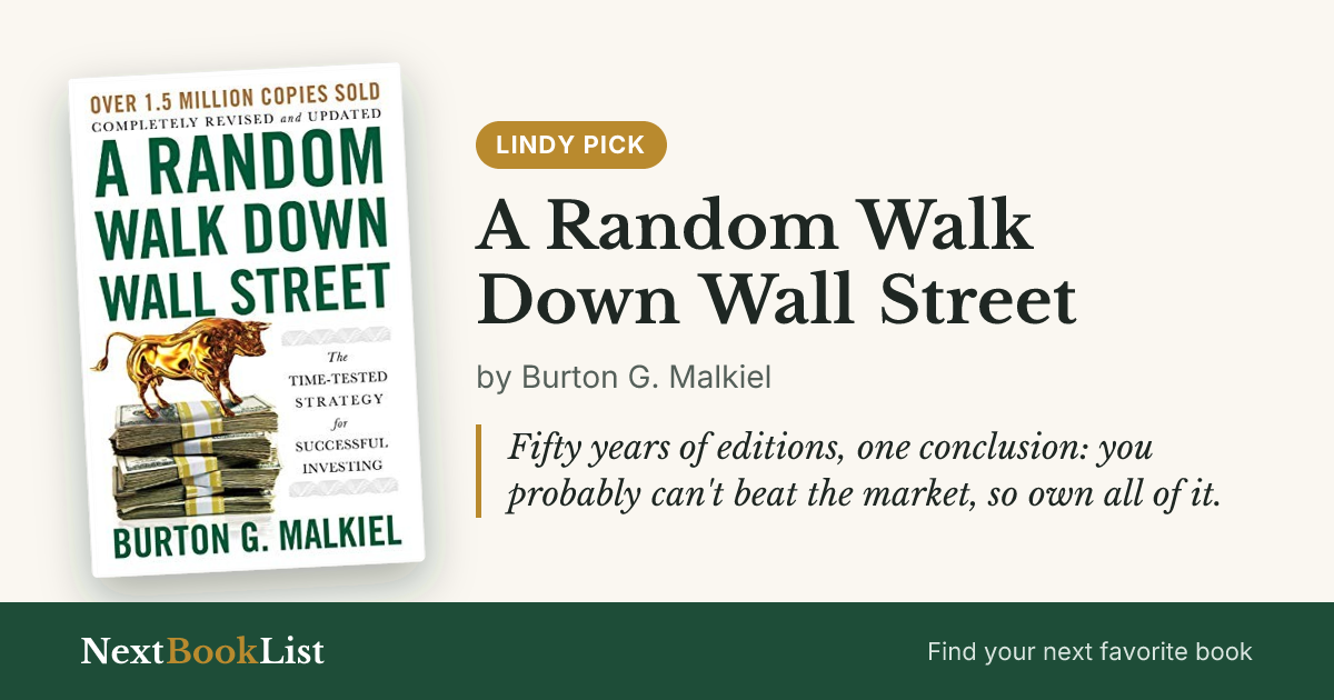 A Random Walk Down Wall Street by Burton G. Malkiel: book review and summary