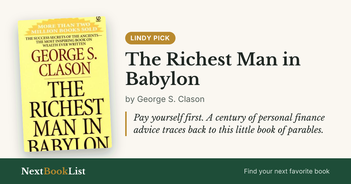 The Richest Man in Babylon by George S. Clason: book review and summary