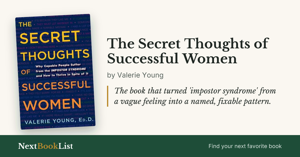The Secret Thoughts of Successful Women by Valerie Young: book review and summary
