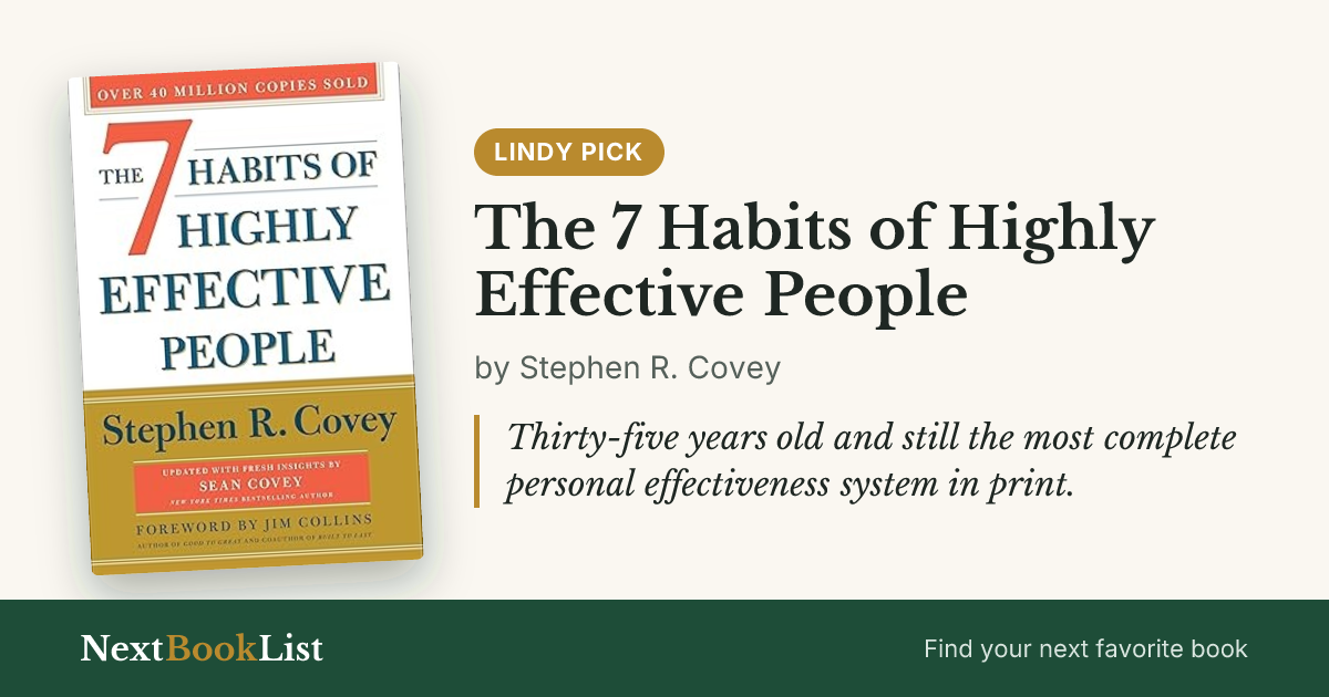 The 7 Habits of Highly Effective People by Stephen R. Covey: book review and summary