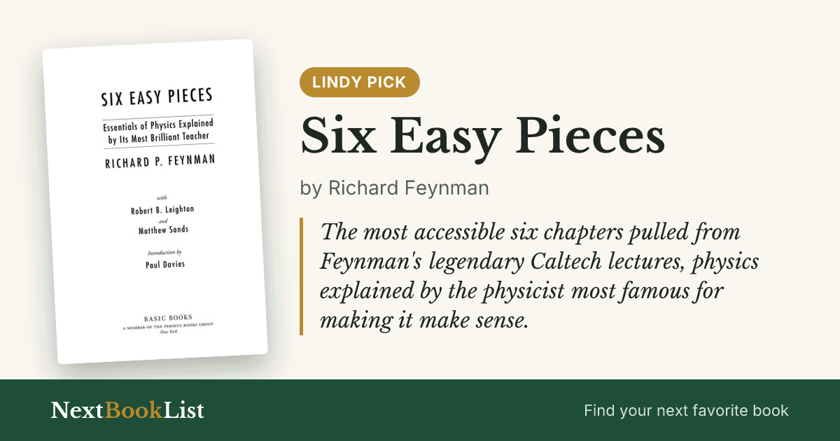 Six Easy Pieces by Richard Feynman: book review and summary