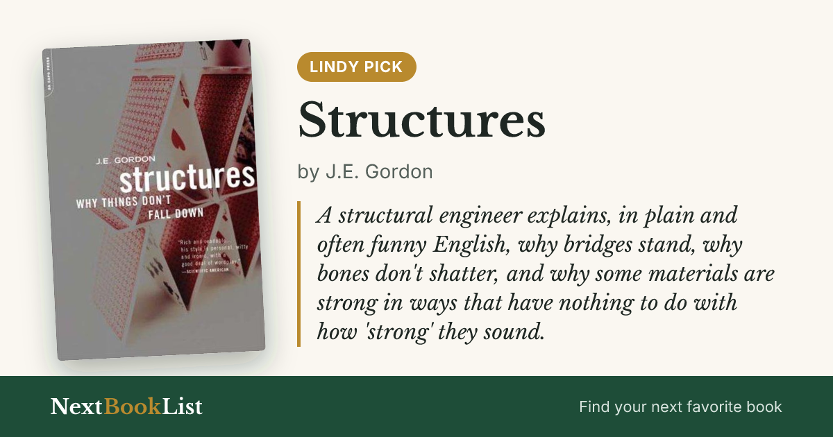 Structures by J.E. Gordon: book review and summary
