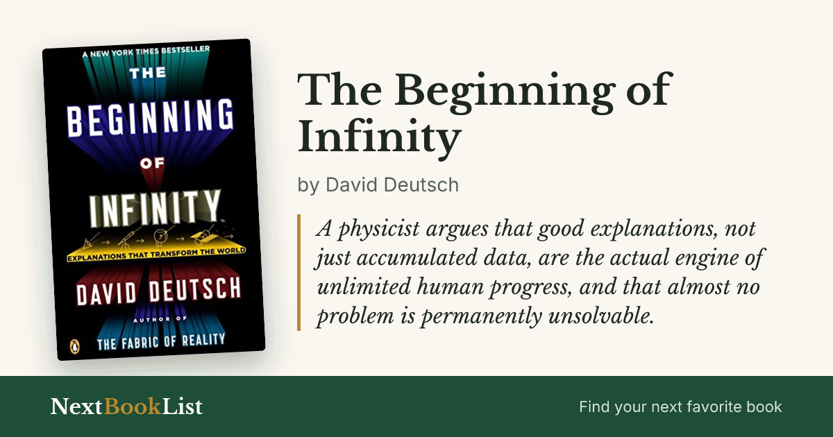 The Beginning of Infinity by David Deutsch: book review and summary