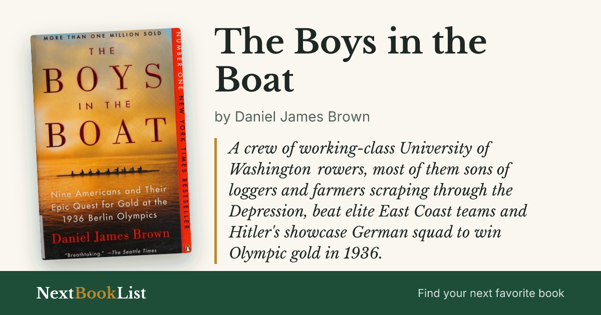 The Boys in the Boat by Daniel James Brown: book review and summary