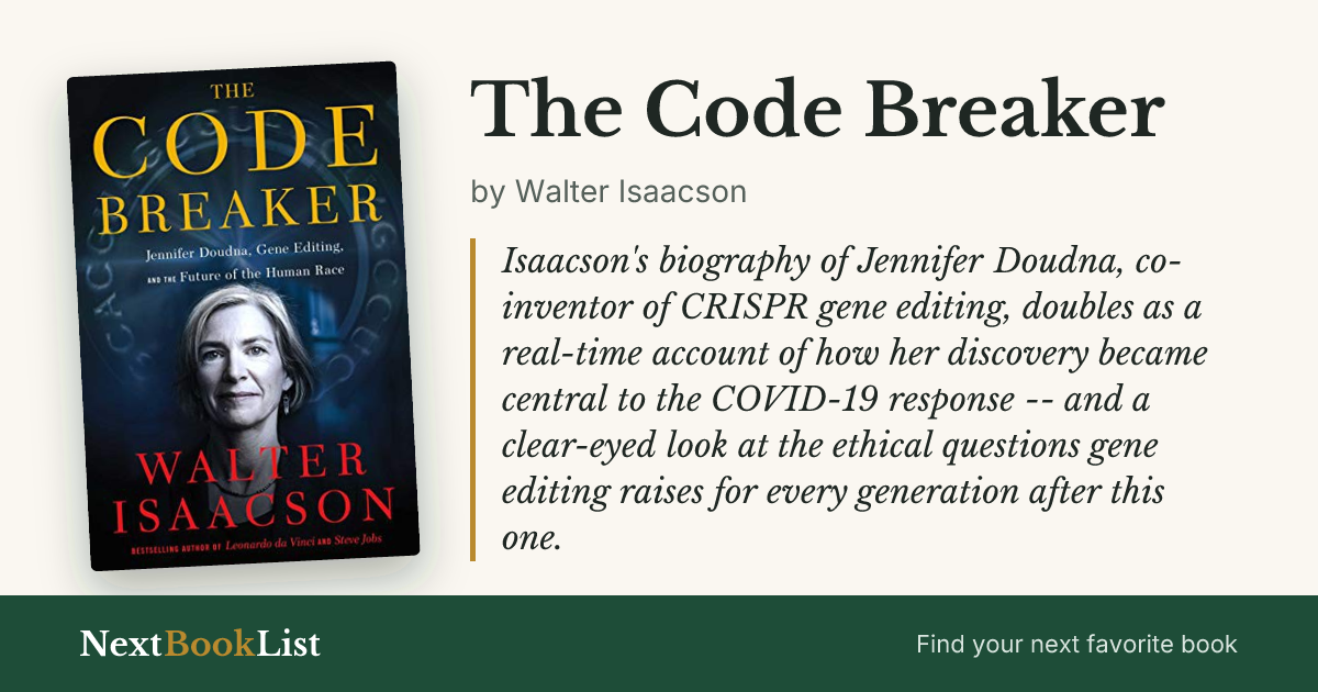 The Code Breaker by Walter Isaacson: book review and summary