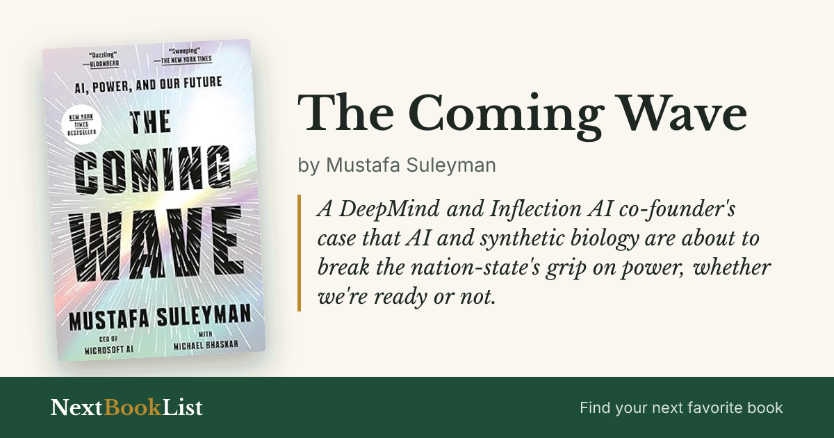 The Coming Wave by Mustafa Suleyman: book review and summary