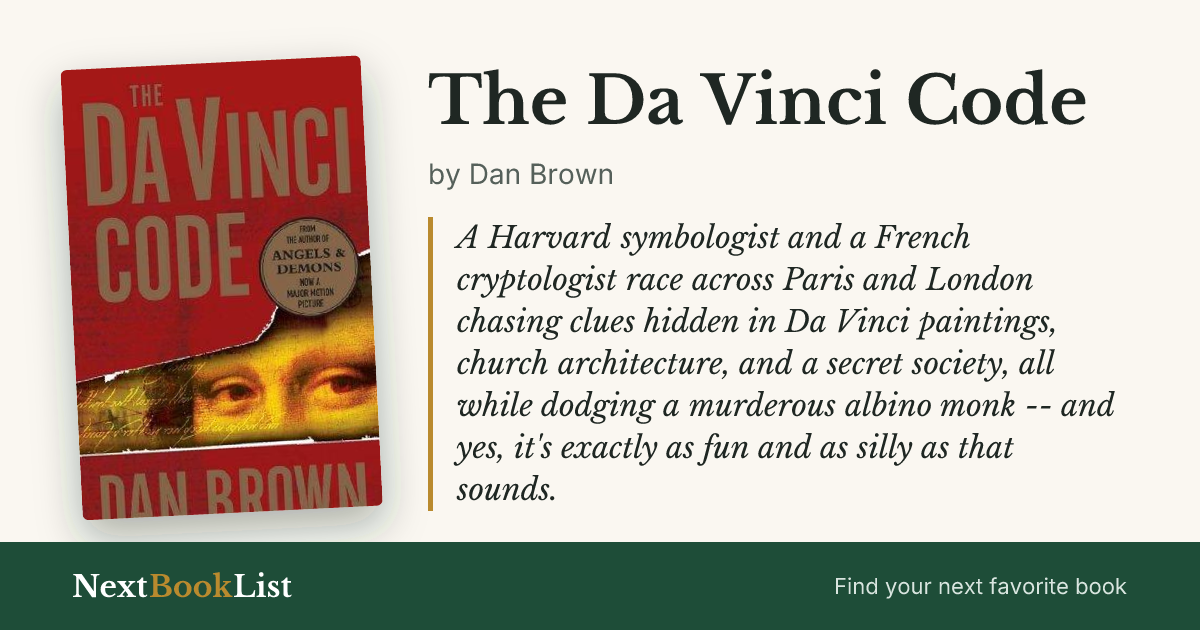 The Da Vinci Code by Dan Brown: book review and summary