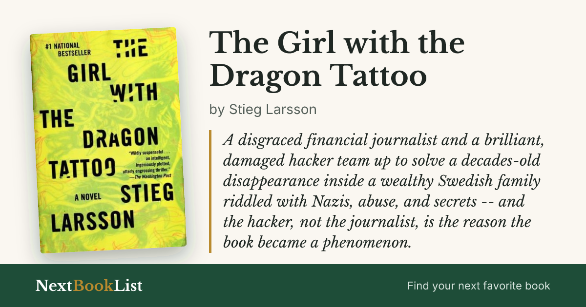 The Girl with the Dragon Tattoo by Stieg Larsson: book review and summary