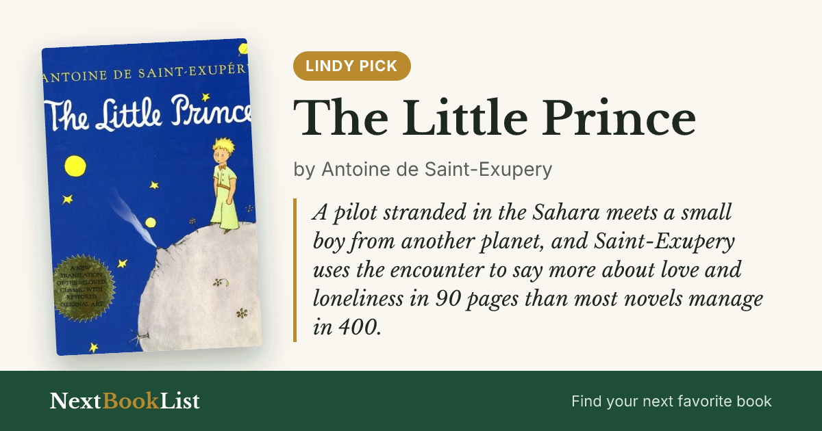 The Little Prince by Antoine de Saint-Exupery: book review and summary