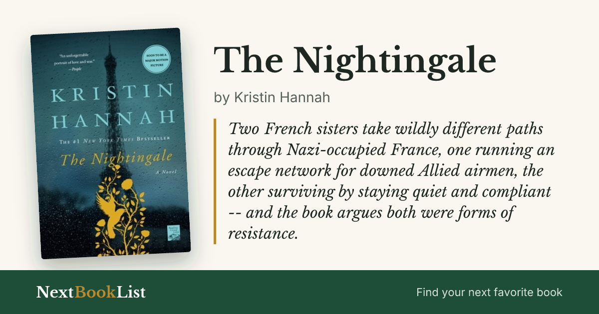 The Nightingale by Kristin Hannah: book review and summary