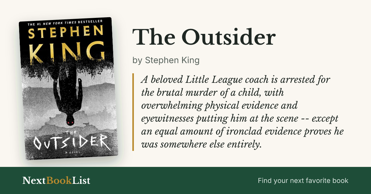 The Outsider by Stephen King: book review and summary