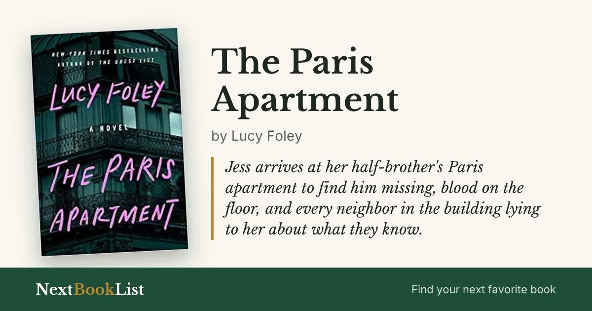 The Paris Apartment by Lucy Foley: book review and summary