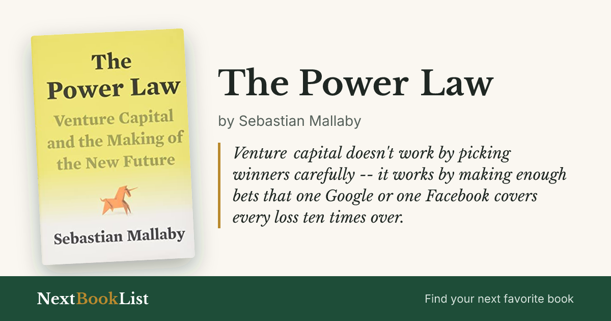 The Power Law by Sebastian Mallaby: book review and summary