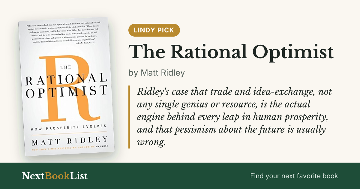 The Rational Optimist by Matt Ridley: book review and summary