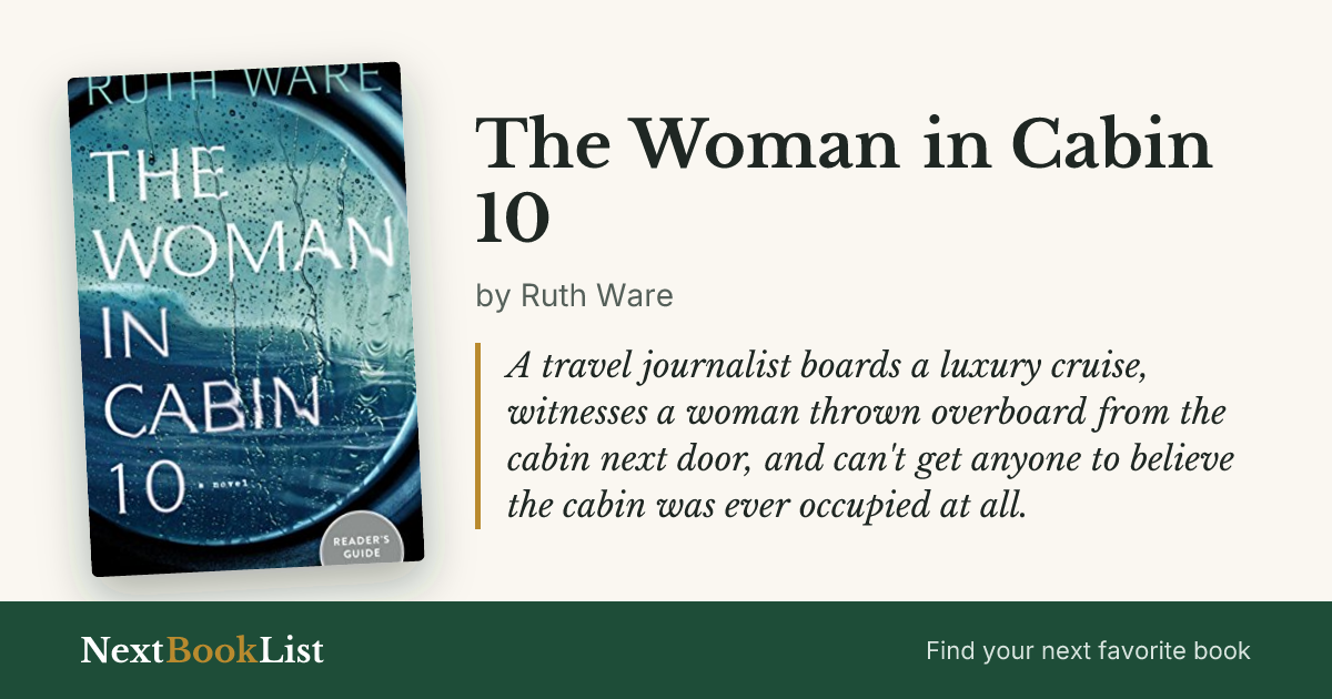 The Woman in Cabin 10 by Ruth Ware: book review and summary